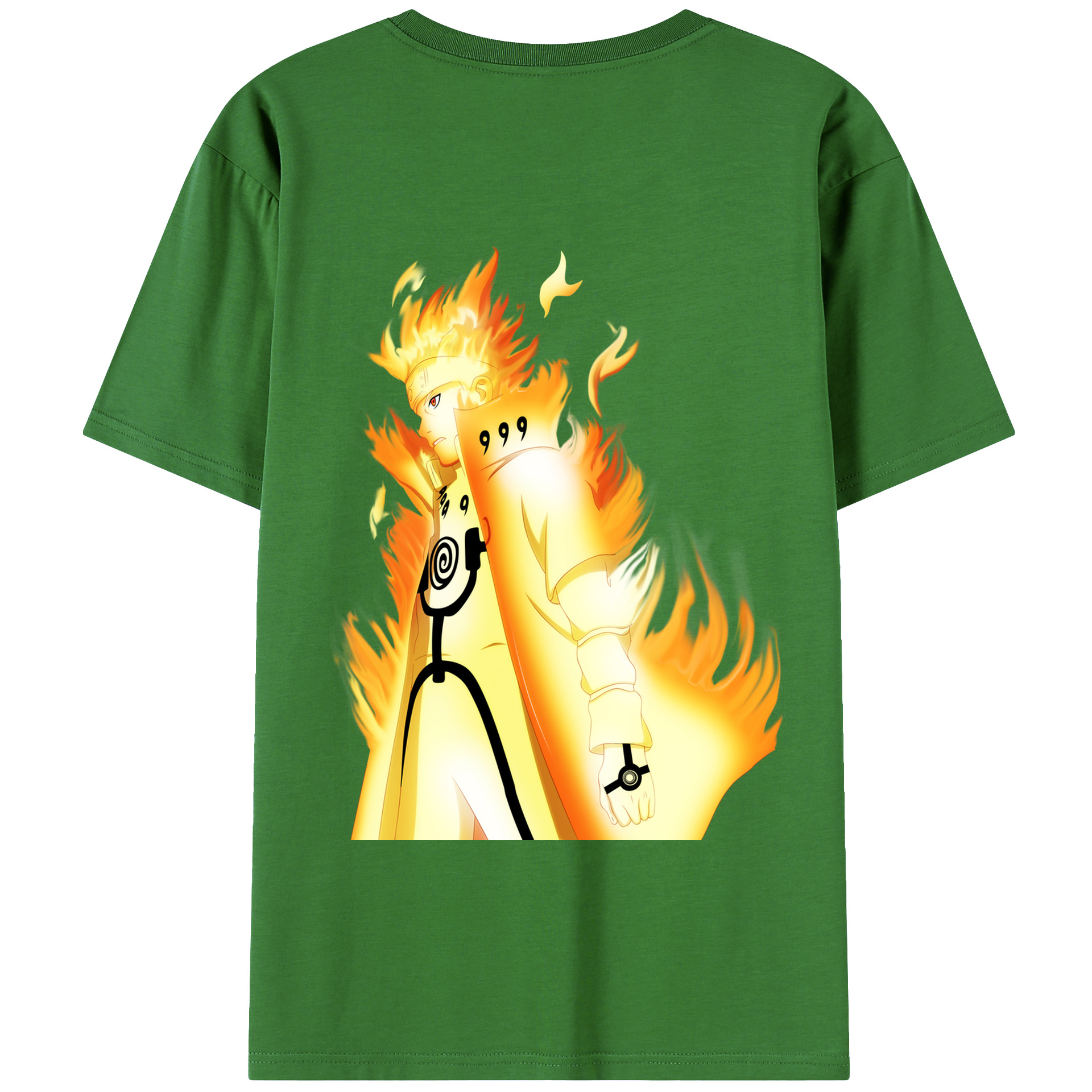 （画像用） NARUTO -ナルト- うずまき ナルト Uzumaki Naruto レディース半袖Tシャツ(バックプリント)